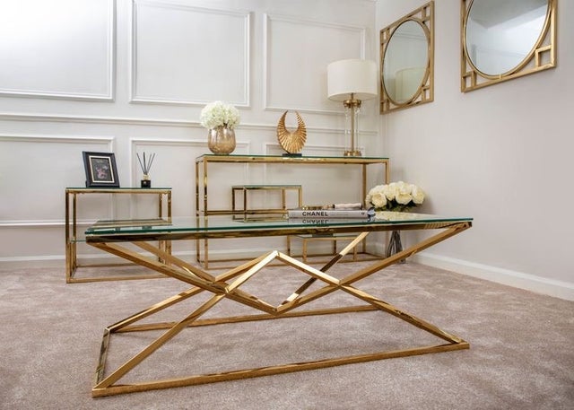 TABLE BASSE "PYRAMIDE" RECTANGULAIRE