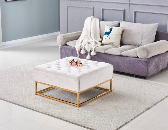 TABLE BASSE VELOURS "CLASSY"