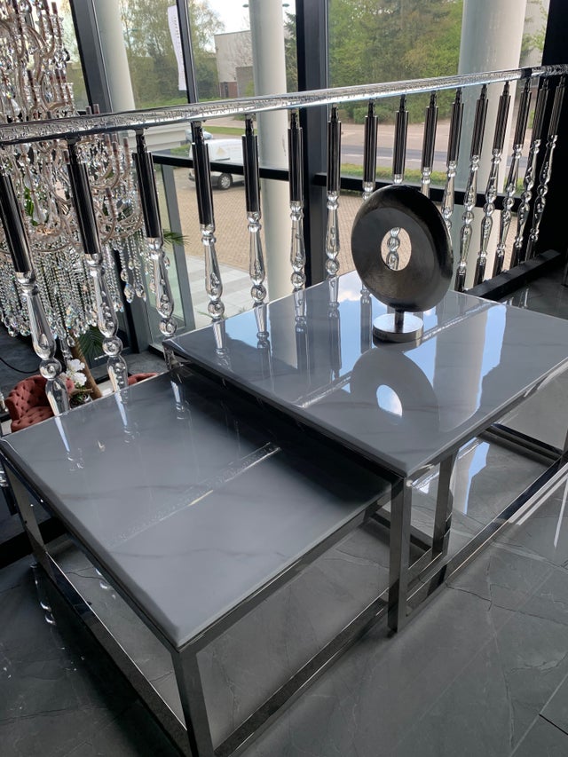 TABLE BASSE "SASSY" MARBRE