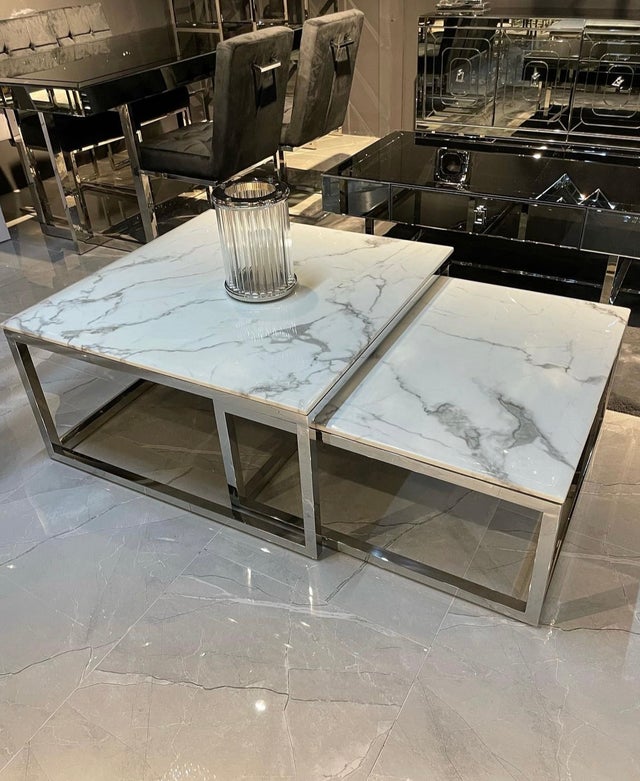 TABLE BASSE "SASSY" MARBRE