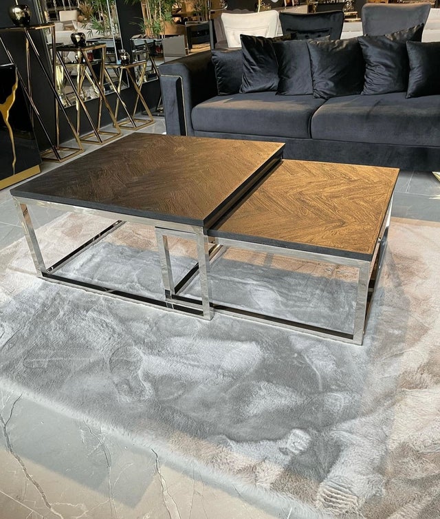 TABLE BASSE "SASSY" BOIS NOIR