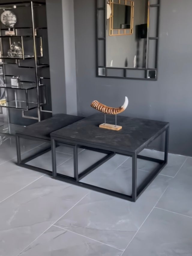 TABLE BASSE "SASSY" BOIS NOIR