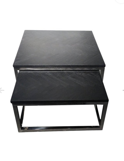TABLE BASSE "SASSY" BOIS NOIR