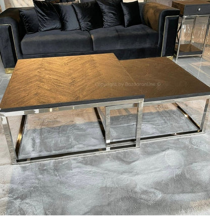 TABLE BASSE "SASSY" BOIS NOIR