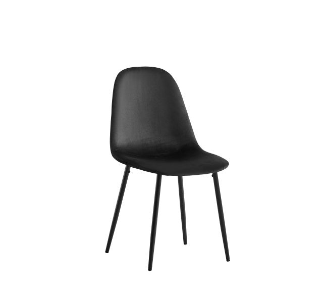 LOT DE CHAISES "SCANDINAVE" BLACK