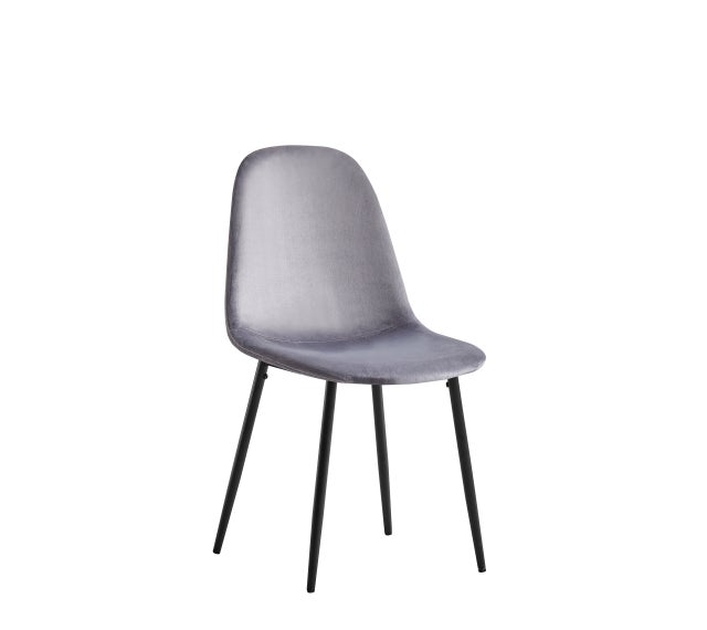LOT DE CHAISES "SCANDINAVE" BLACK